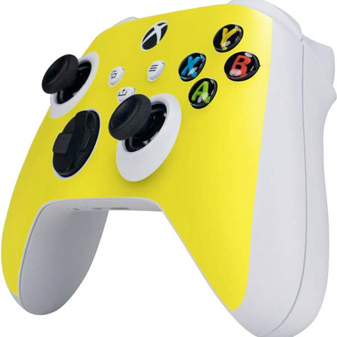 Yellow Solid Xbox Series S Controller Skin